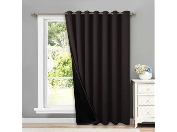 NICETOWN Extra Wide Patio Door Curtain