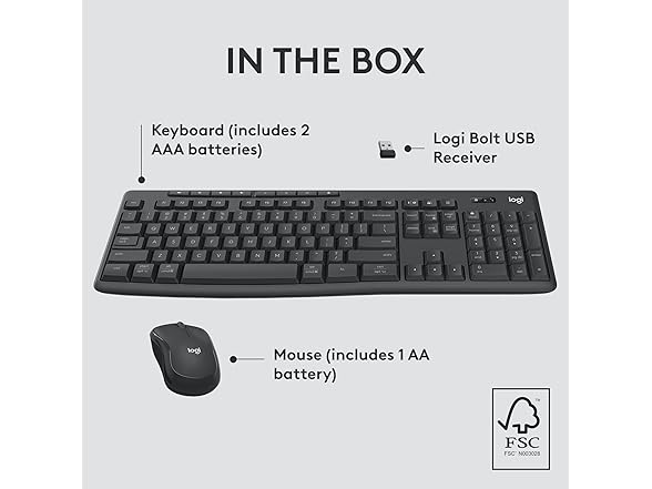Logitech MK370 Wireless Keyboard and Mouse