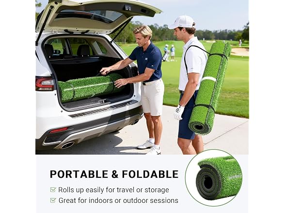 Golf Hitting Mat 4x5ft,31mm Thickened Mat