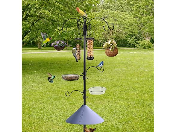 MIXXIDEA Bird Feeding Station Pole Kit