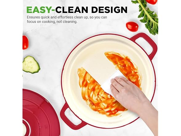 Nutrichef 6 Quart Electric Dutch Oven 