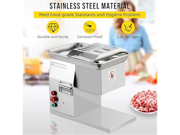 110V Commercial Meat Cutter Machine 