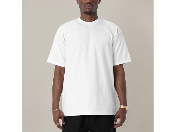 Pro Club Men (4XL) Heavyweight Cotton Crew T-Shirt