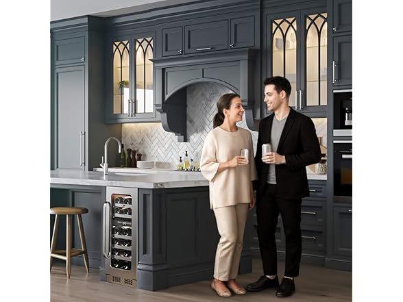 Whynter 15 inch Built-ln 29 Bottle Undercounter Stainless Steel Wine Fridge 