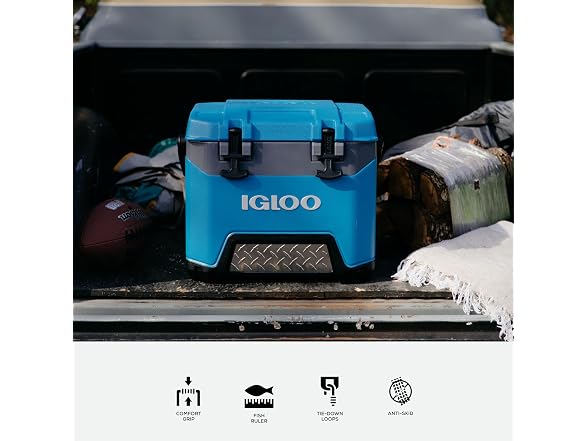Igloo 25 qt BMX Cooler, Green and Orange