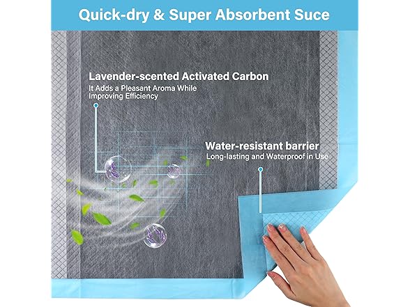 FluffyDream Super Absorbent Waterproof Dog