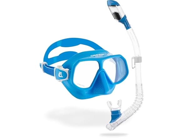 Cressi Rombo Mini Dry Mask & Snorkel Kits