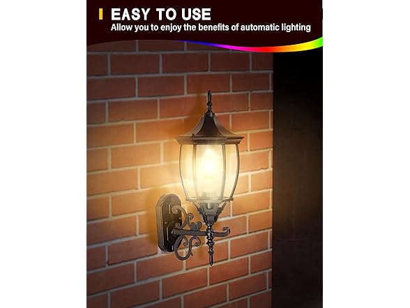 UNILAMP W0860 Dusk to Dawn Light Bulbs