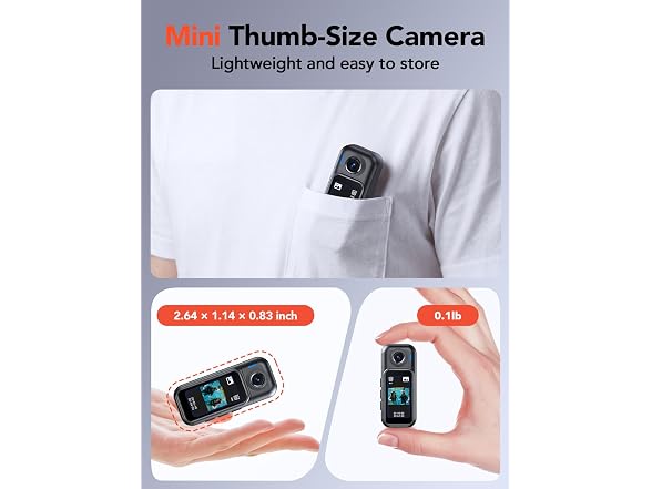 BOBLOV W3 Mini Body Camera 64GB - Gallery 6