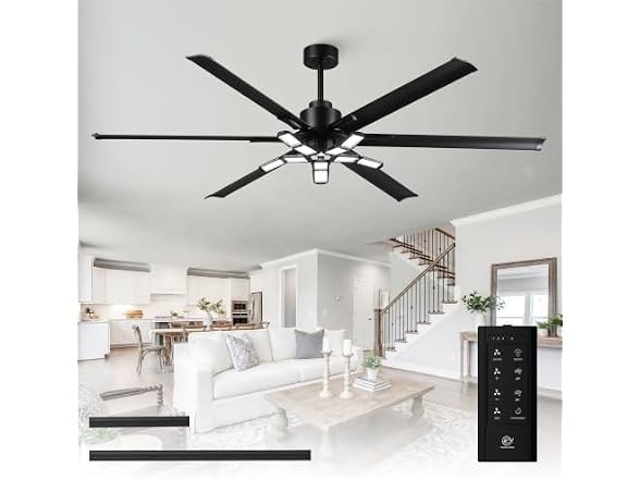 Parrot Uncle 84 Inch Industrial Ceiling Fan