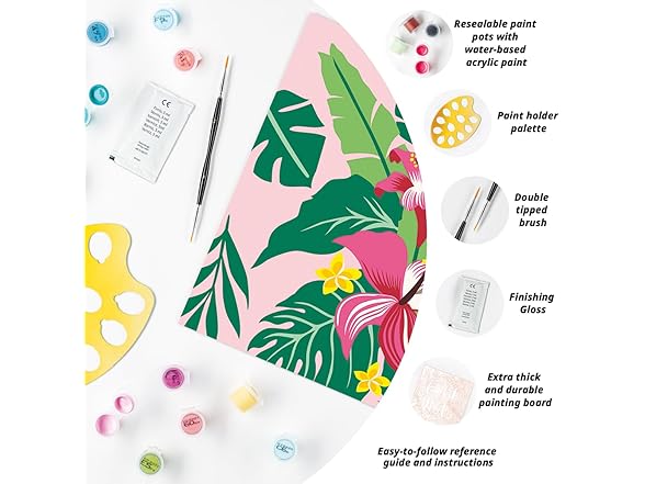 Ravensburger CreArt Tropical Plants Pain