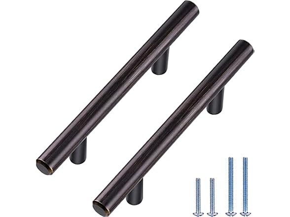 30 Pack Bronze Solid Cabinet Handles