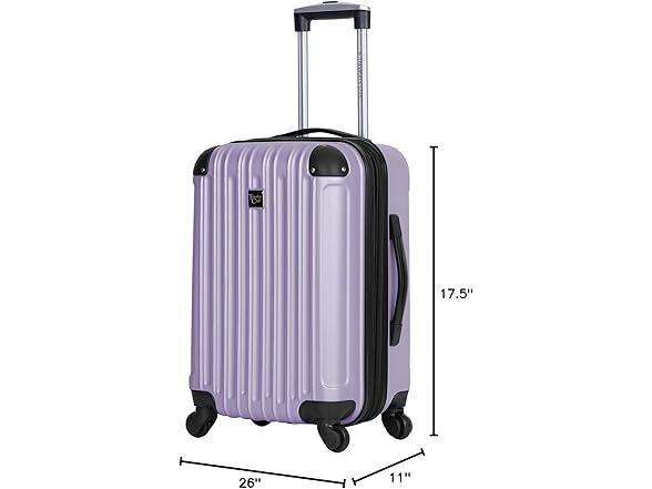 Travelers Club Midtown Hardside 4-Piece Luggage Travel Set