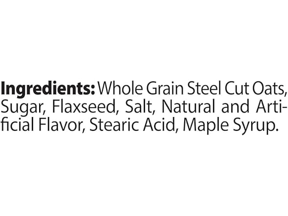 10CT Better Oats Maple and Brown Sugar Steel Cut Oatmeal