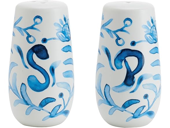 Fitz and Floyd Sicily Blue Italian Design Serve Bowls Set of 2