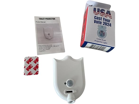 Trump Biden Toilet Light Projector