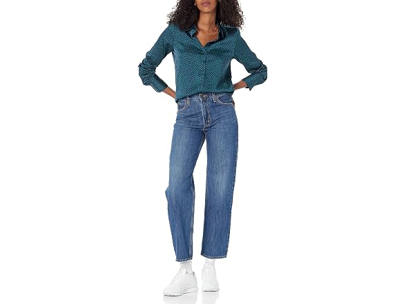 Amazon Essentials Women Regular-Fit Long Blouse