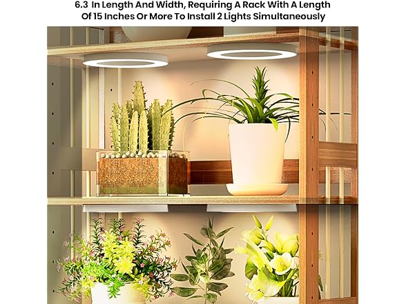 Mosthink 6.3in Ceiling Grow Lights