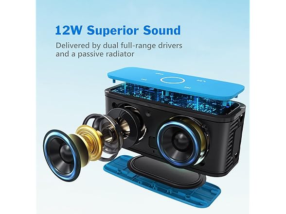 DOSS SoundBox Touch Wireless Bluetooth Speaker