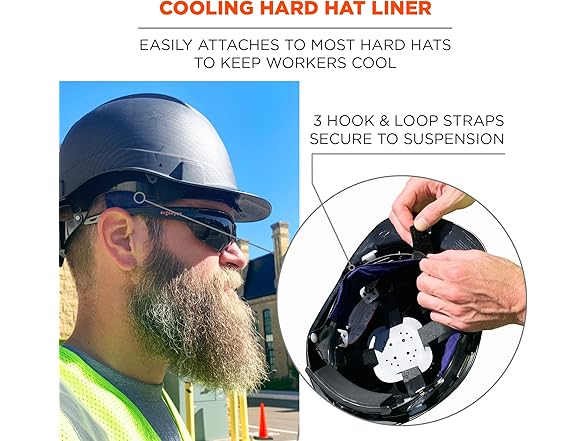 Ergodyne Chill-Its Cooling Interior Hard Hat Liner