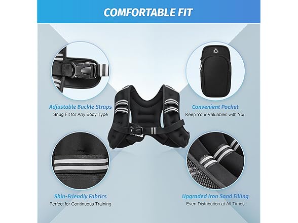 ZELUS Weighted Vest - 6lb