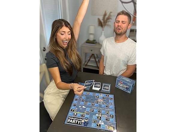 Gotta Get to The Party! Exciting Board Game