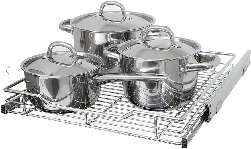 Smart Design Pull Out Cabinet Shelf - Gallery 6