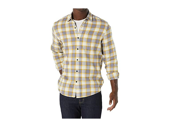 Grey Yellow Plaid