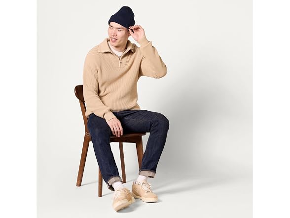 Amazon Essentials Men Quarter-zip Rib-knit Sweater - Gallery 4