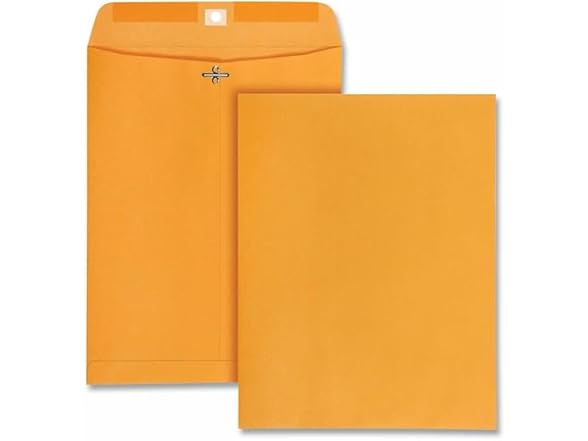 Universal Kraft Clasp Envelope, 10" x 13", Pack of 250