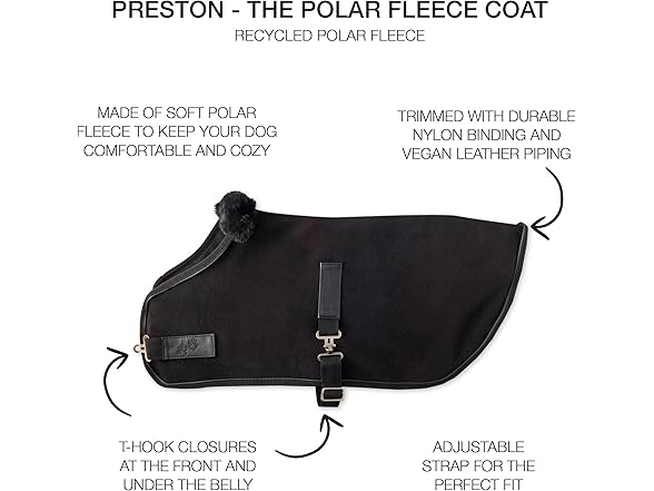 Pet Passion Recycled Polar Fleece Dog Coat