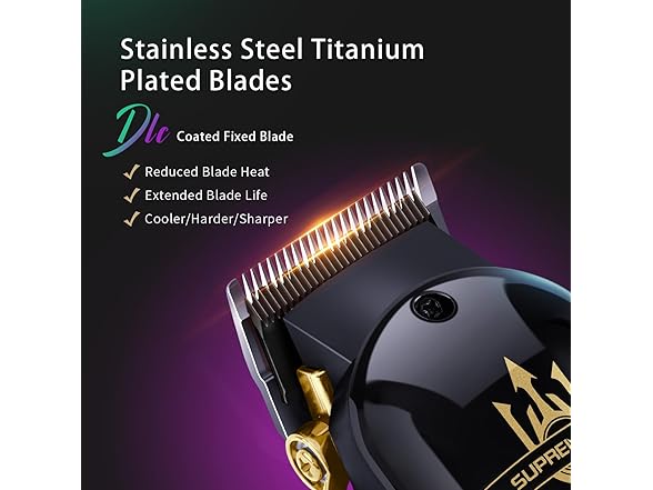 SUPRENT PRO Professional Hair Clippers for Men