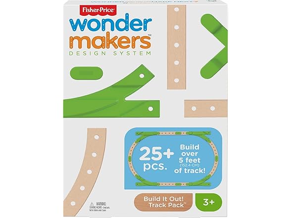 Fisher-Price Wooden Track Building Toy