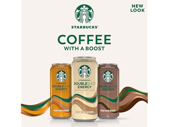 Starbucks Double Shot Energy Drink, Vanilla, 15 Fl Oz