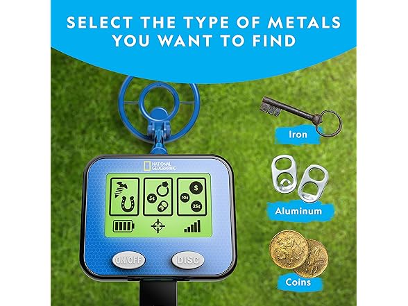 NATIONAL GEOGRAPHIC Metal Detector for Kids