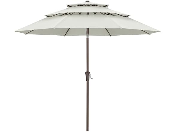 ABCCANOPY 11Ft 3 Tiers Market Umbrella