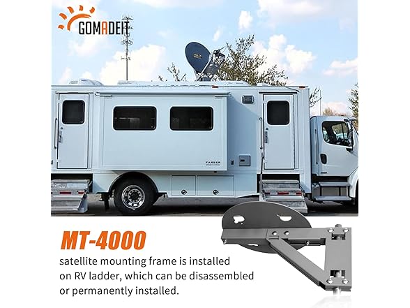 GOMADEIT Ladder Satellite Mount