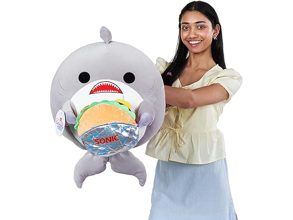 Snackles Series 2 16" Shark&Sonic Burger