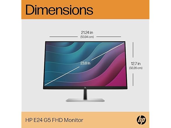 HP 23.8" FHD Monitor | E24 G5