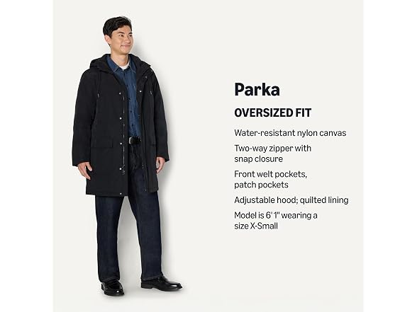Amazon Essentials Men's Parka Jacket