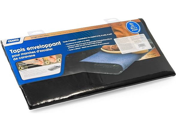 Camco Camco Wrap Around RV Step Rug | 17.5 x