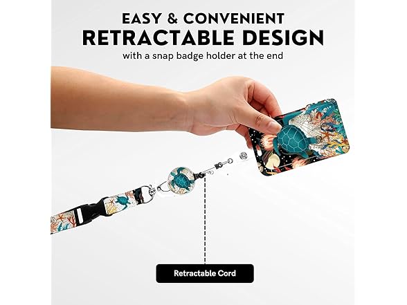 JIAKEBEI Lanyards for ID Badges