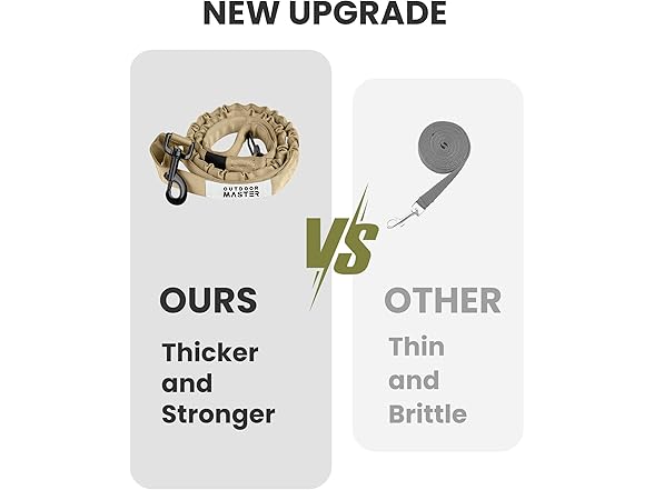 OutdoorMaster Bungee Dog Leash