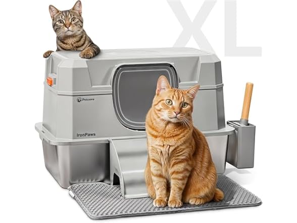 PetCove IronPaws Steel XL Litterbox