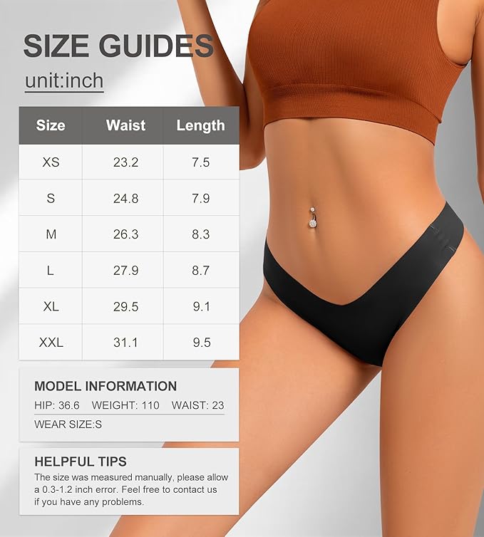 Women's 12 Pack Seamless Thong Panties - Gallery 6