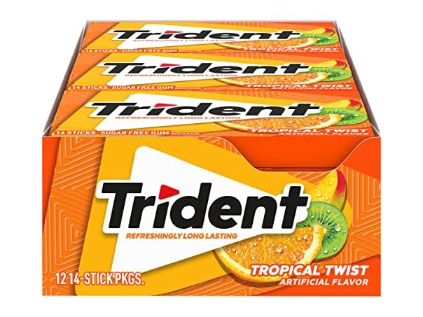 $9.99, Was $16.95, 41% Off! Trident Trident Tropical Twist Gum, 14pc, 12pk dealfomo