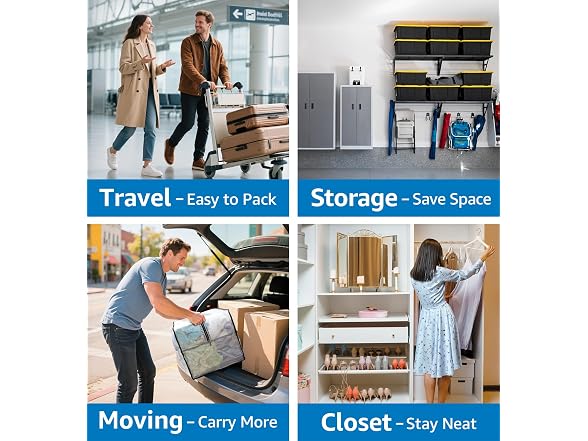 VISVEIL 6 Pack Heavy Duty Moving Bags