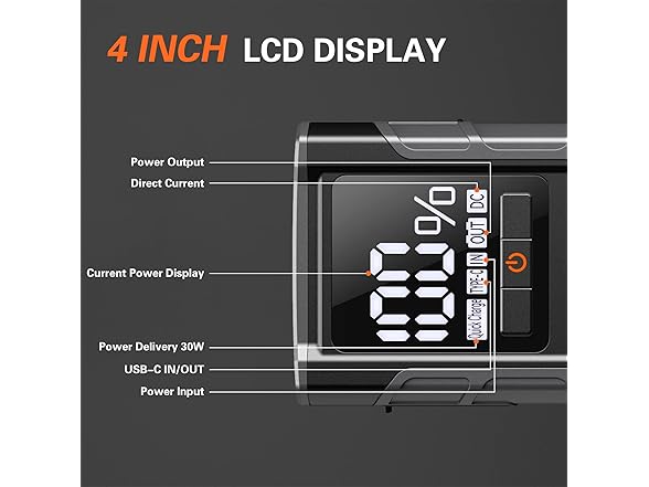 ASPERX AX4500 Jump Starter, 4500A