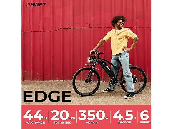 SWFT Edge Electric Mountain Bike Adults 20 MPH