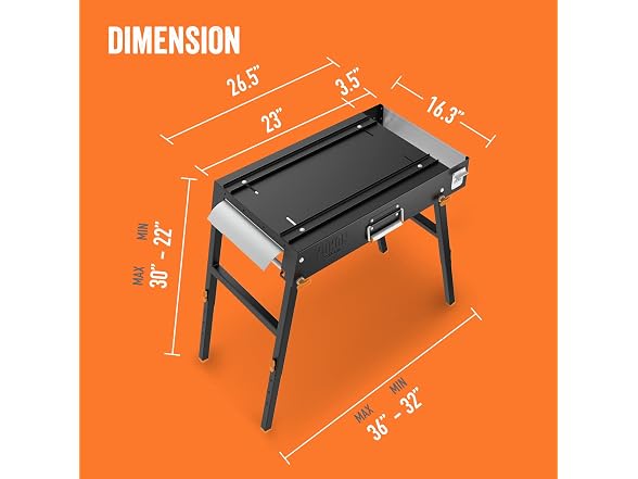 Yukon Glory Universal Portable Grill Table Stand